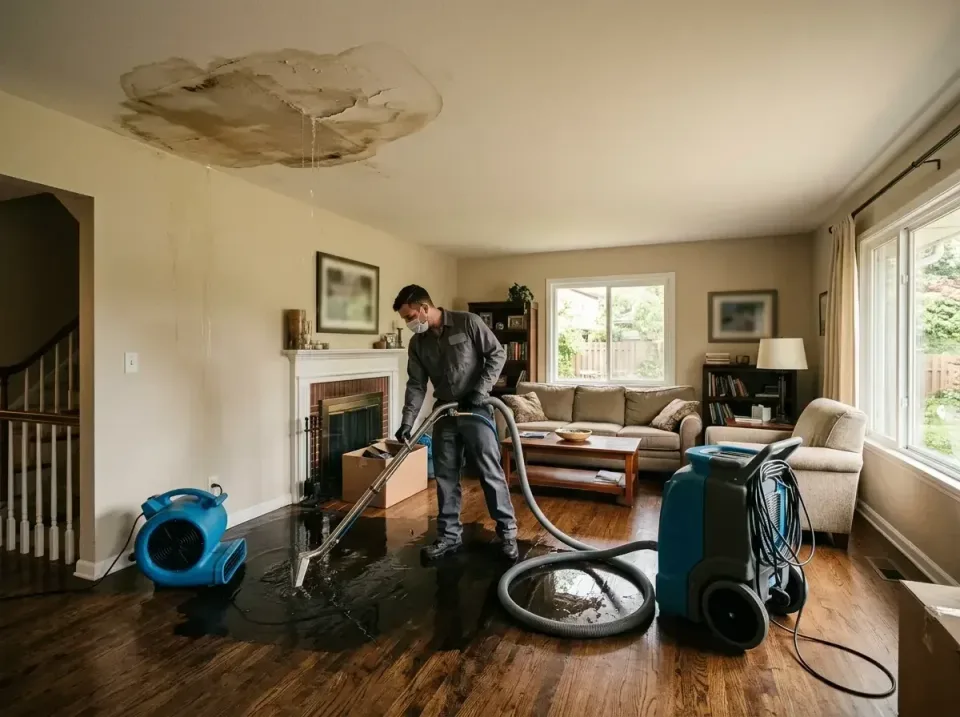attic-pipe-burst-ceiling-drip-008 — frequently asked questions, Water Damage Restoration & Carpet Care in Eastlawn Gardens,…